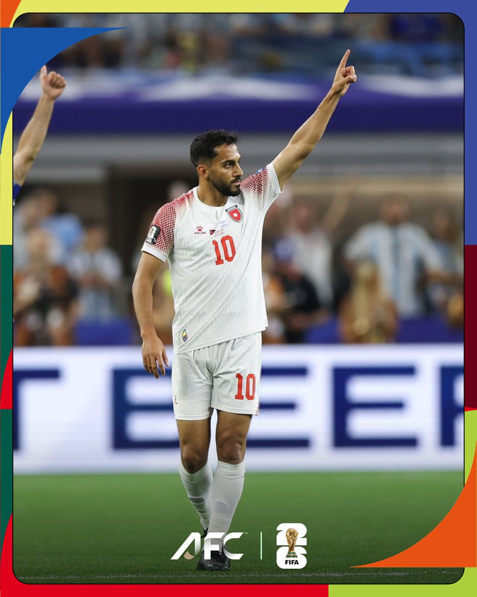 afcasiancup's tweet photo. Three names. One historic legacy ✨

🇯🇴 Ali Olwan, Nizar Al-Rashdan and Mousa Al-Tamari brought the goals in Jordan's #FIFAWorldCup debut campaign 🔝 https://t.co/JtcjKWe8KF