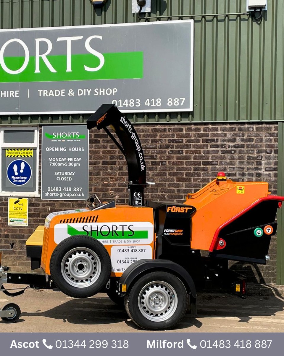 ShortsGroup's tweet photo. Popular with professional arborists and tree care specialists, this powerful Trailer Mounted Chipper can take up to 6" branches. 

Ascot: 01344 299 318
Milford: 01483 418 887 
https://t.co/gfv8SIp00W https://t.co/XPRhsGHwEo