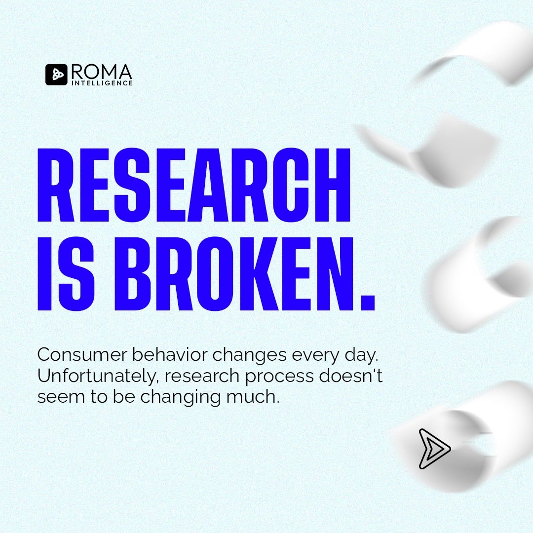 RomaIntell65303's tweet photo. Businesses today are making decisions in real time.

Consumer preferences change overnight.
Markets evolve every week.
Campaigns launch every day.

Yet many research processes still take weeks or even months to deliver actionable insights. https://t.co/llFwGRxfpi