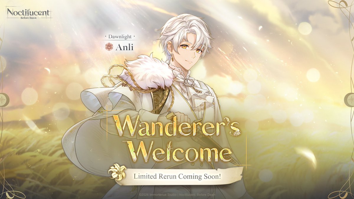 NoctilucentEN's tweet photo. [Wanderer's Welcome] limited rerun coming soon!

It's said the rite is even more chilling at night, so Anli and his companions decide to take part in it late at night.

 #Noctilucent #NoctilucentNotes #WanderersWelcome https://t.co/BNSHC0wCji