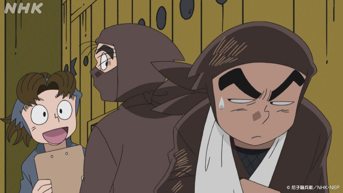 nhk_animeworld's tweet photo. 30(火)の ＃忍たま は
「タソガレドキの演習の段」

タソガレドキ忍者隊の訓練中に、諸泉尊奈門が負傷してしまった。

雑渡昆奈門は、尊奈門に、近くにある忍術学園の医務室へ行くように言うけど…

🔽NHK ONE配信はこちら
https://t.co/pAoQrZhUyG https://t.co/0YzAXJgvU7