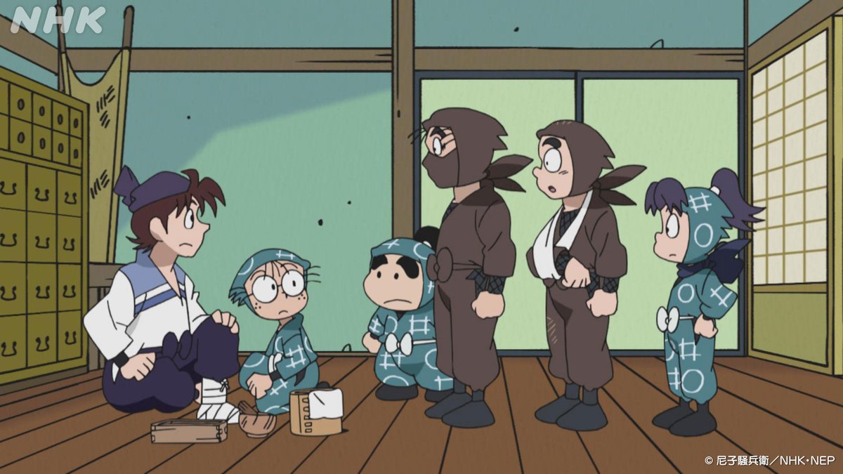 nhk_animeworld's tweet photo. 30(火)の ＃忍たま は
「タソガレドキの演習の段」

タソガレドキ忍者隊の訓練中に、諸泉尊奈門が負傷してしまった。

雑渡昆奈門は、尊奈門に、近くにある忍術学園の医務室へ行くように言うけど…

🔽NHK ONE配信はこちら
https://t.co/pAoQrZhUyG https://t.co/0YzAXJgvU7