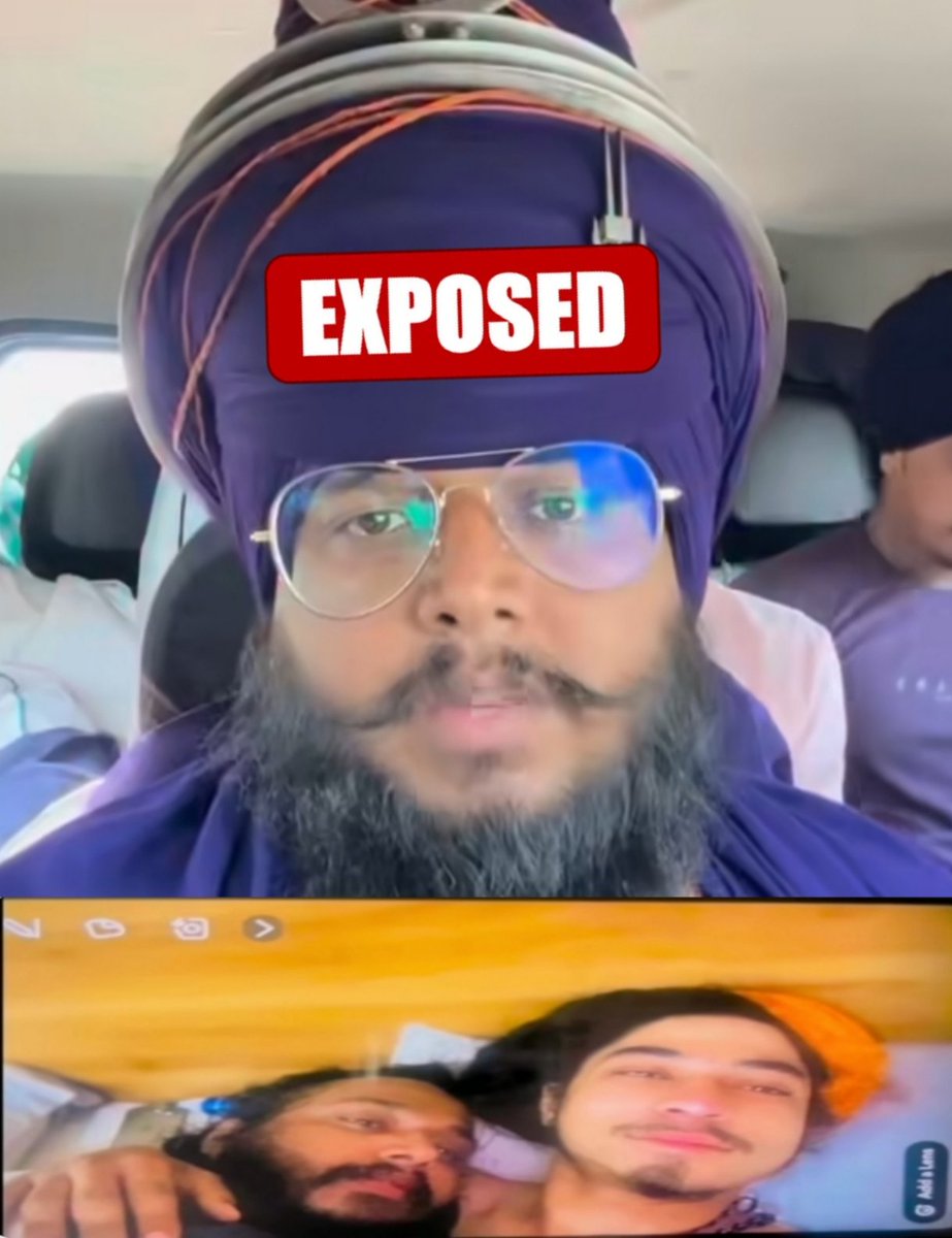 Homidevang31's tweet photo. EXPOSED: Fake "Nihang Jasdeep Singh"

This so-called "Nihang" Jasdeep Singh 
who was hyping videos about marching to Karnaprayag, Uttarakhand to "capture" the Gurdwara & riling up crowds... is a FRAUD.

• Leaked private sexual video of fake nihang jasdeep Singh with a boy is already viral

• Fake Nihang Jasdeep Singh misusing 
religious attire for personal gain

• Fake Nihang Jasdeep Singh Beg donations 
on Instagram in the name of religion

Real Sikhs stand for truth, not scams. 

• Stop falling for these pakhandis tarnishing the Khalsa name for personal gain
