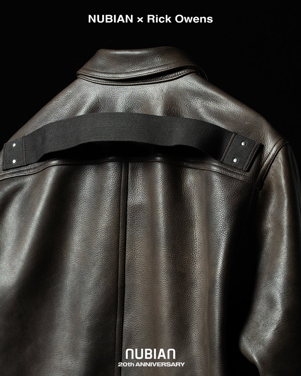 nubian_tokyo's tweet photo. 7/4(土)発売『NUBIAN × Rick Owens』NUBIAN設立20周年を記念し、日本初となる｢Rick Owens｣とのコラボレーションが実現。福岡店グランドオープンに合わせ、7/4(土)よりNUBIAN全店舗にて発売開始 https://t.co/kKdatJaYGg https://t.co/XGRV9Vz0RB