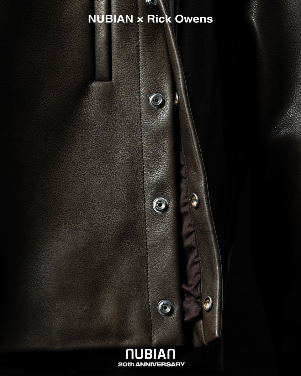 nubian_tokyo's tweet photo. 7/4(土)発売『NUBIAN × Rick Owens』NUBIAN設立20周年を記念し、日本初となる｢Rick Owens｣とのコラボレーションが実現。福岡店グランドオープンに合わせ、7/4(土)よりNUBIAN全店舗にて発売開始 https://t.co/kKdatJaYGg https://t.co/XGRV9Vz0RB