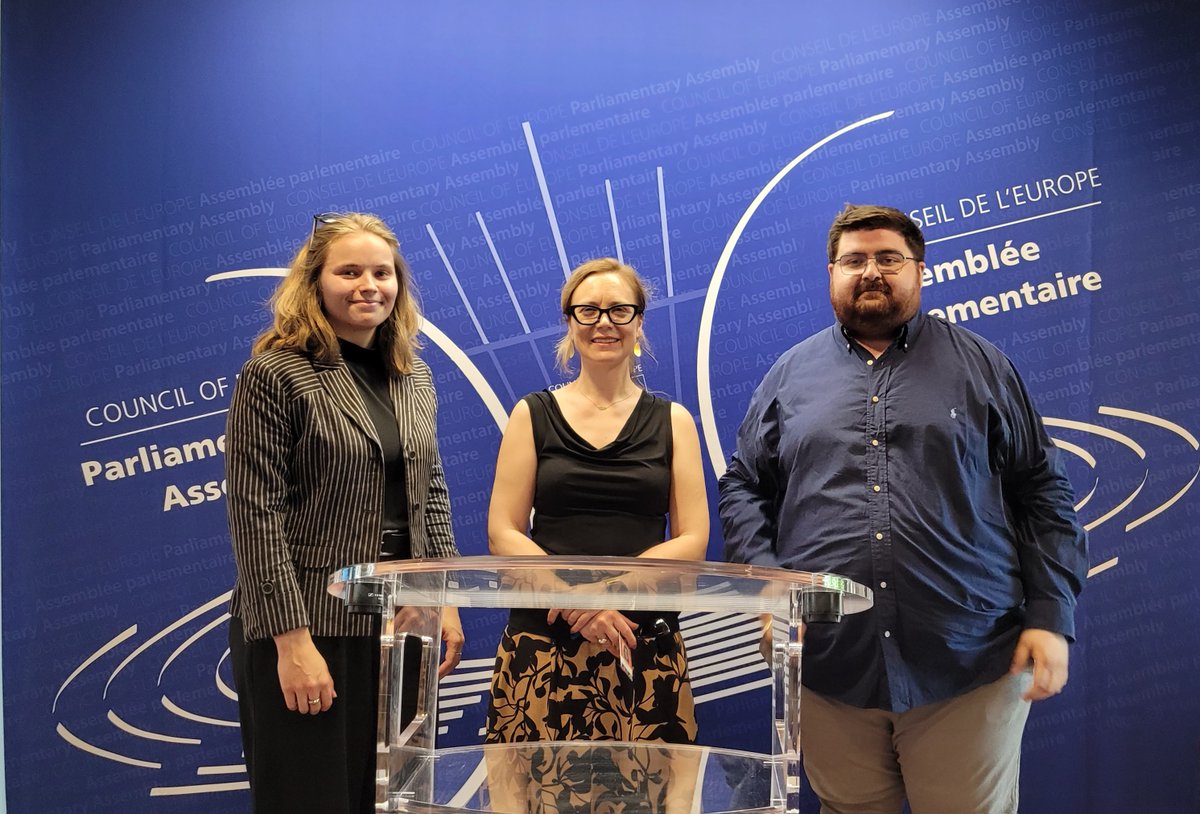 SM_Strasbourg's tweet photo. From 24–26 June, @coe hosted the Youth Event of the New Democratic Pact for Europe — a platform for advocacy and dialogue between young people, youth organisations, and public authorities. Ambassador Najmanová joined the forum and met with Czech youth representatives. 🇨🇿 🇪🇺 https://t.co/u0sB9lEmB2