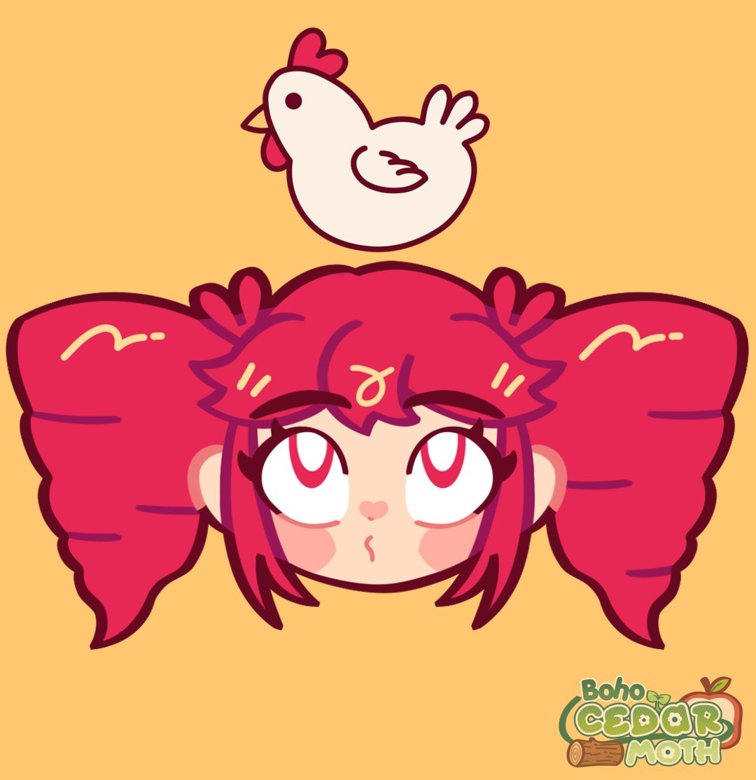 CedarMoth's tweet photo. Birdbrain Teto 🐓🥚 https://t.co/tJQmvBP7d6