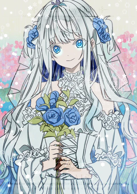 June bride 【Ruin//GrandGuignol/アウラ】 #イラスト #illustration #創作 #一次創作