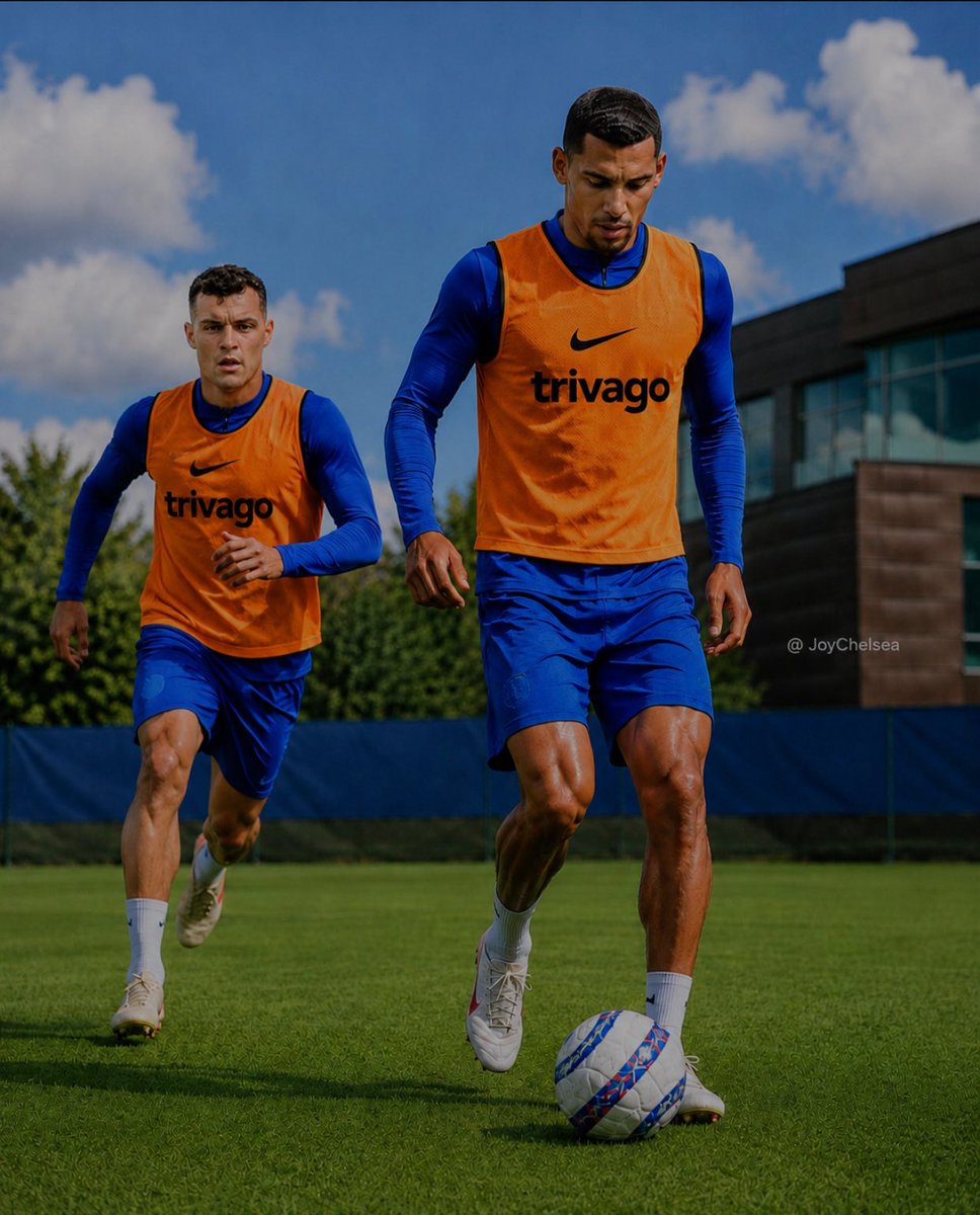 CFc_JoyC's tweet photo. Imagine Granit Xhaka and Maxence Lacroix together at Chelsea. 
                Serious business. 💣 https://t.co/4LhcsOtscl