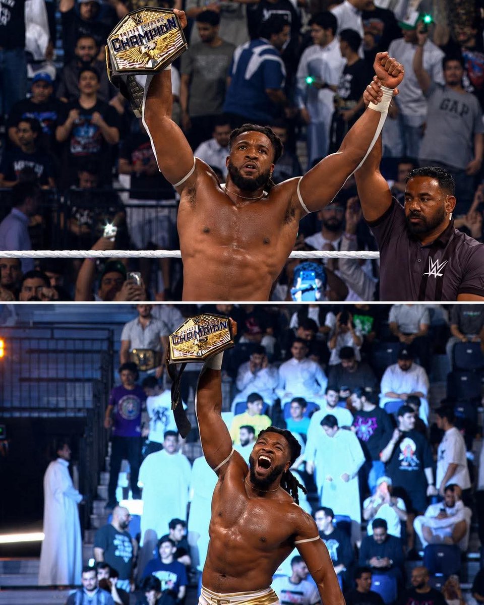 WrestleRealitys's tweet photo. Trick Williams defeated Ricky Saints to retain the United States Title!
#wwe
#wweraw
#wwesmackdown
#smackdown https://t.co/QUFEUXyNLU