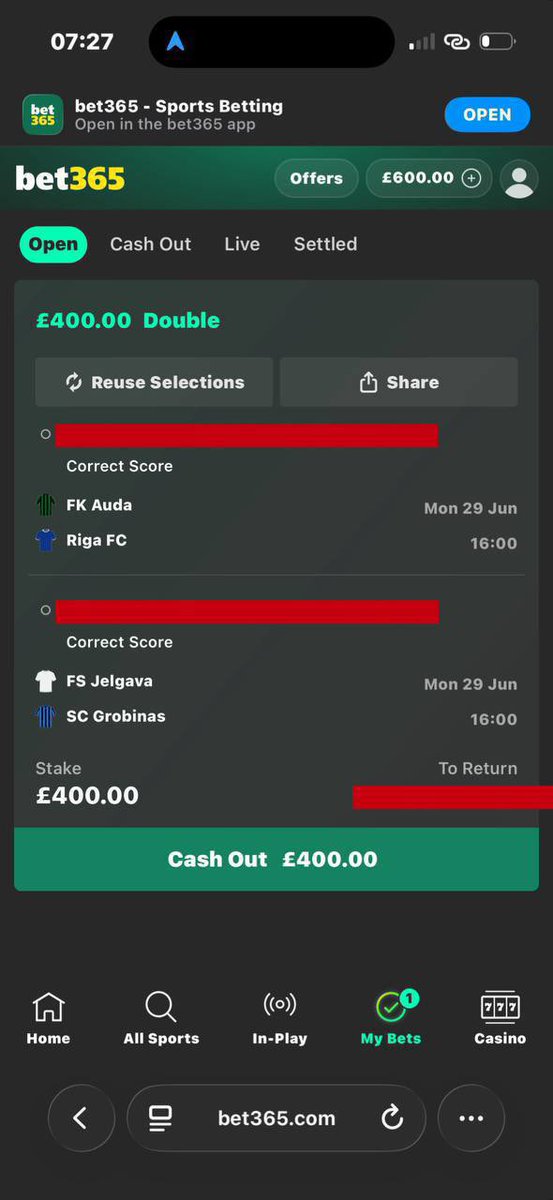 ManuelFxTips's tweet photo. PREMIUM FIXED GAME ‼️ 

➡️Super 2 Games ✅
Odds: 100+
Time: 6+ Hours 
Price 🏷️ £70

We are winning… relax!

https://t.co/ac9i7WQkFE https://t.co/8yr94xa11z