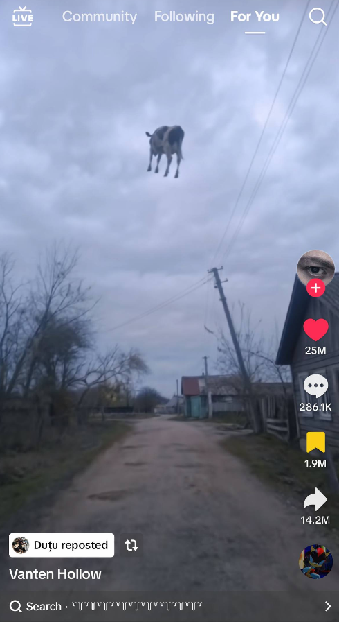 PurpleBull100x's tweet photo. How has this never been done before.

This video of a Cow Mooning has 150 Million views, and 25 Million likes on Tik Tok

And we are in a Bull/Cow Meta, genuinely FREE BONDER https://t.co/Fx4deVhEty