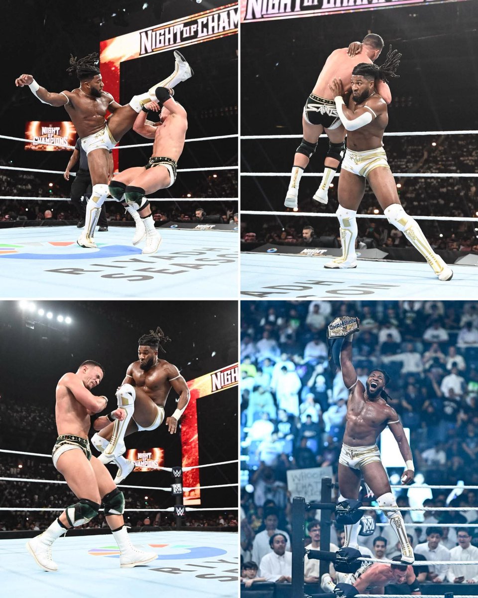 WrestleRealitys's tweet photo. Trick Williams retains his title as the United States Champion!
#wwe
#wweraw
#wwesmackdown
#smackdown https://t.co/XGeRetaK1w