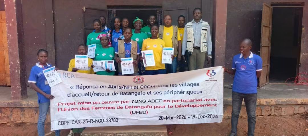 Odjo_Nicksson's tweet photo. 📍 Batangafo (RCA)
Formation du staff de l'ONG ADEF sur les principes humanitaires (Humanité, Neutralité, impartialité)
Une étape essentielle pour renforcer la qualité des interventions et garantir une assistante respectueuse et centrée sur les communautés.
@OCHA_CAR https://t.co/BJQ6DWyr1z