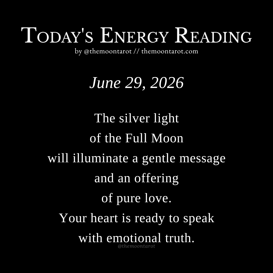 themoontarot_'s tweet photo. Today's Energy Reading: June 29, 2026 https://t.co/G6BV1sMh7t