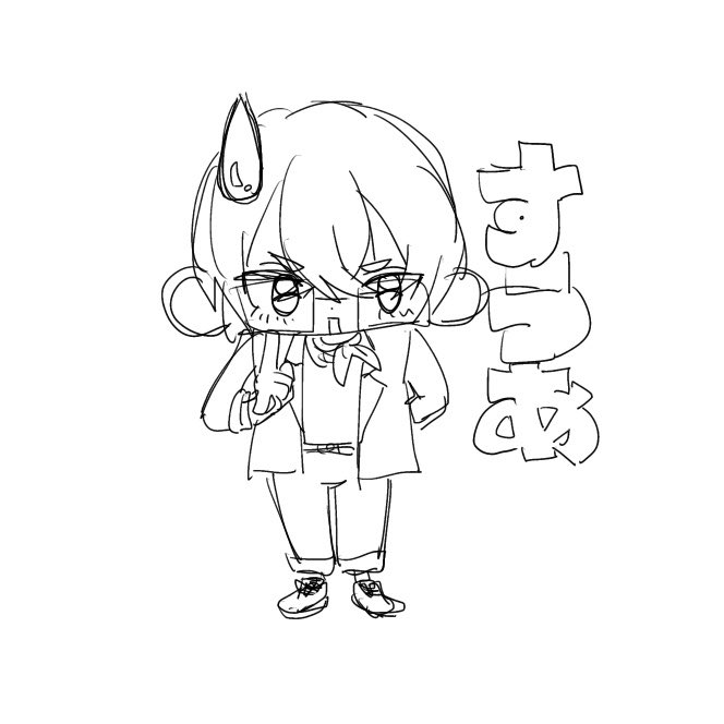 m0tik1n's tweet photo. ラクガキちびすあさん https://t.co/eCXNHbPtAR
