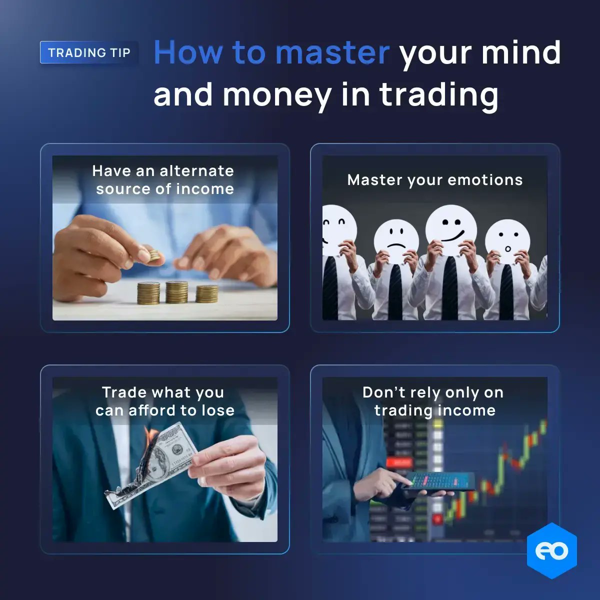 EOBroker's tweet photo. Mastering your mind and money is key to successful trading! Here are some expert tips to help you achieve your financial goals.

Trade Now: https://t.co/rp0c3BedUD https://t.co/OJ8nsvWFAF