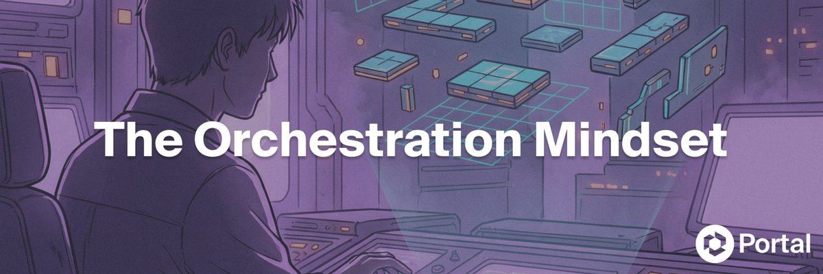 Portalcoin's tweet photo. Building a complex product or automating a massive workflow used to require an entire team. Now, it just takes one director (you) and a canvas.

🔗 https://t.co/j730vJdktZ

If you are opening Portal Studio for the first time, here's how you should think about orchestration 🧵👇