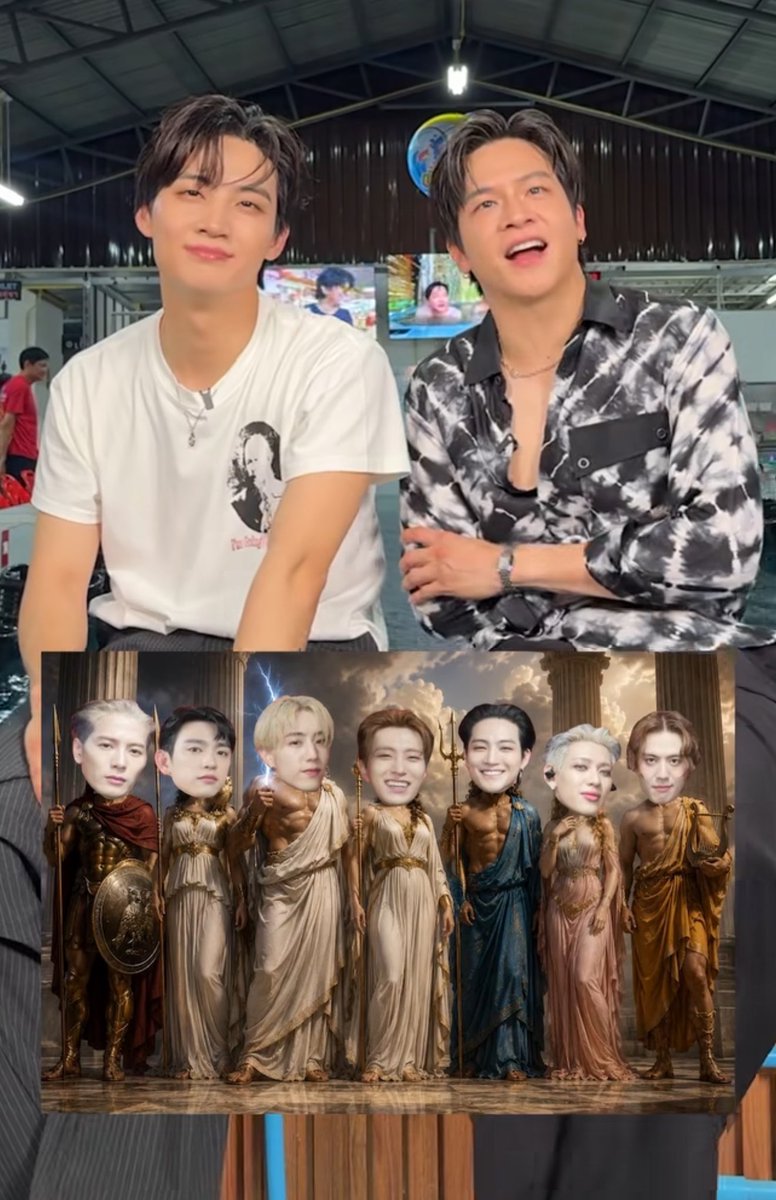 OKDEF106's tweet photo. ตำแหน่ง god 7 (GOT7)  โดย JAY B 
JACKSON - เอรีส (Ares) – เทพเจ้าแห่งสงคราม
JINYOUNG - อธีนา (Athena) – เทพีแห่งปัญญา
MARK - ซุส (Zeus) – ราชาแห่งเทพเจ้า
YOUNGJAE - เฮรา (Hera) – ราชินีแห่งเทพเจ้า
JAY B - โพไซดอน (Poseidon) – เทพแห่งท้องทะเล
BAMBAM - อโฟรไดท์ (Aphrodite) – เทพีแห่งความรักและความงาม
YUGYEOM - อพอลโล (Apollo) – เทพแห่งดนตรี แสงอาทิตย์ และการพยากรณ์

#มีนาคมชมรมไอดอลxJAYB