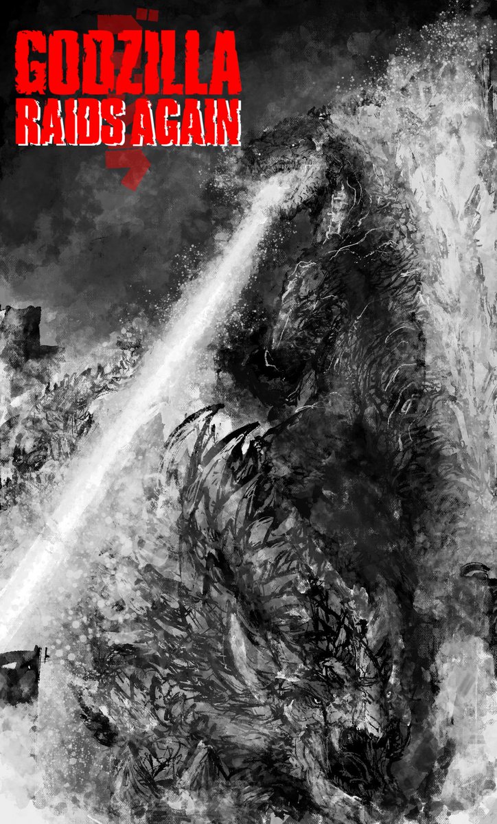 msgrime's tweet photo. Godzilla Raids Again, 1955
#art #digitalart #kaijuart #toho #tohokiju #tohomonster #monsterverse #godzilla #godzillafanart #gojira #anguirus #godzillaraidsagain https://t.co/nlmZonaArO