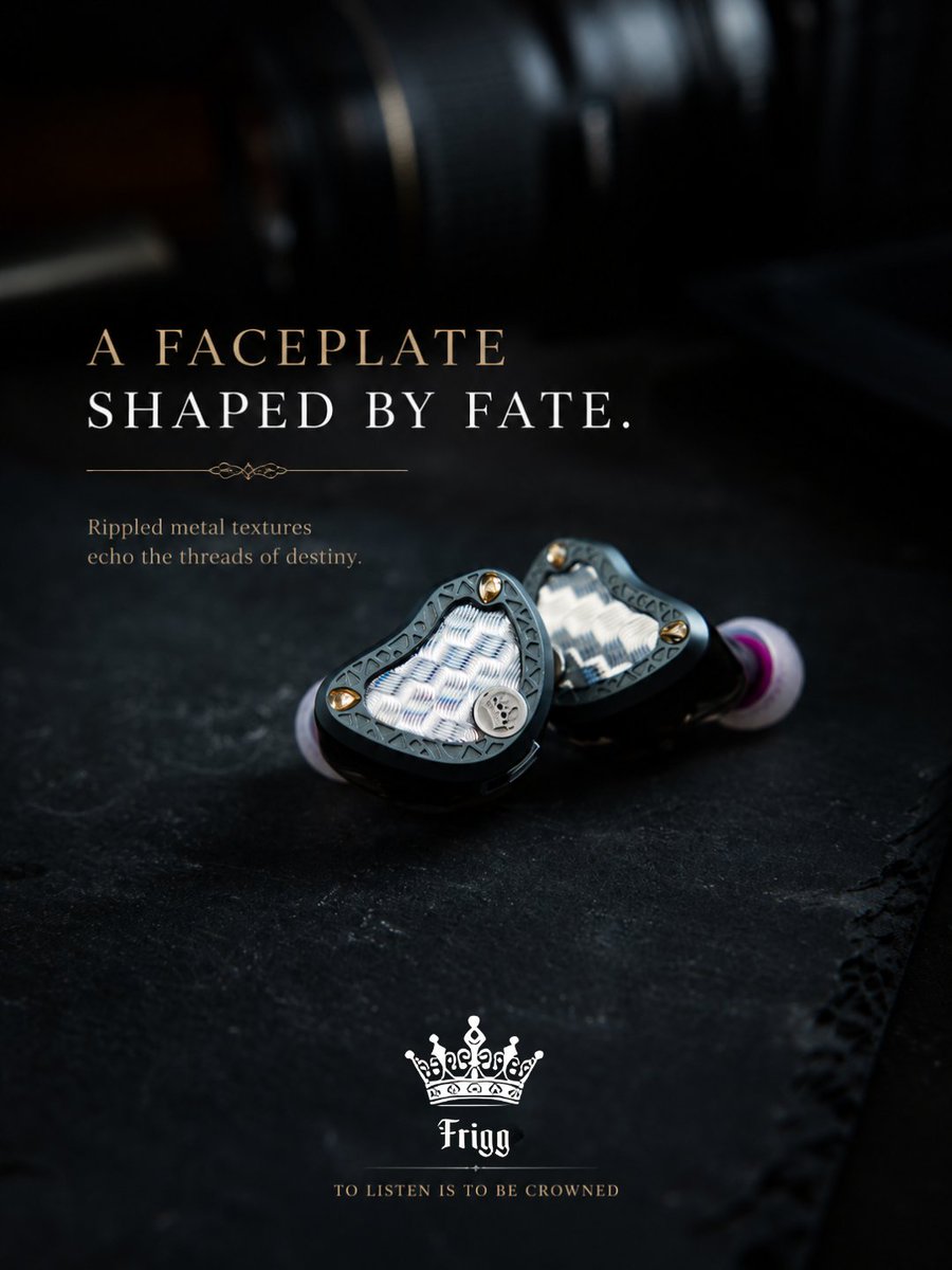 kinera13's tweet photo. Before Frigg became sound, it began as a story.
Inspired by the spinning wheel of fate under the Queen of the Norse Gods, the Weave Emblem faceplate transforms woven destiny into precision metal craftsmanship.
The Tapestry of Fate.
Frigg.
#Kinera #Frigg #IEM #HiFi #Audiophile https://t.co/YkwYIxmh3f