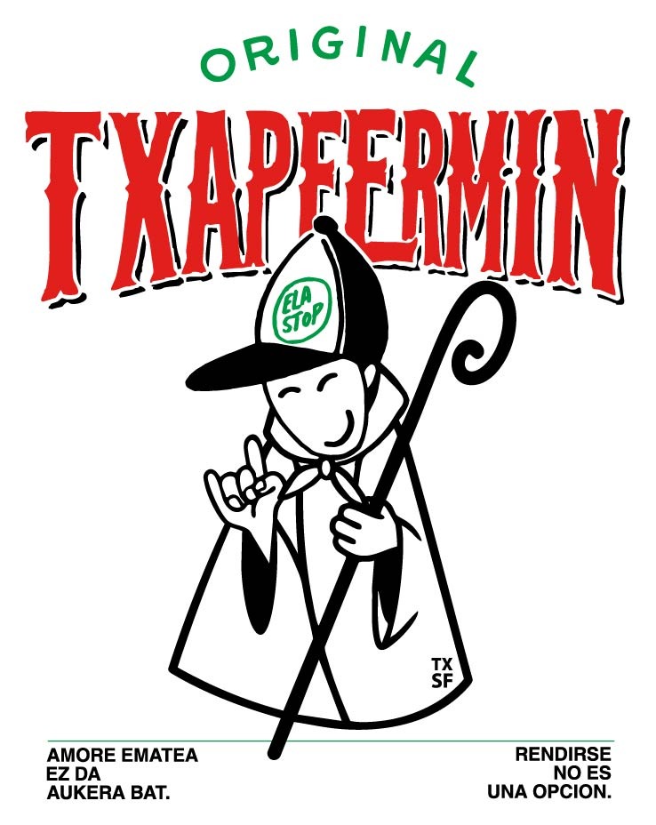 txap_ela's tweet photo. 💥 SANFERMINAK BADATOR ‼️ YA LLEGAN LOS SANFERMINES 

😇 TXAPELA Santo de nuestra devoción 😂 #TxapFermin 

📝 Venta de CAMISETAS: Jueves 2 Julio 
⏱️ De 12:00 a 14:00 📍Avda. Lezkairu N 4, MUTILVA 

🍀 Los beneficios de la venta de camisetas irán destinados a @AnelaNavarra https://t.co/LOjmpOyRuY