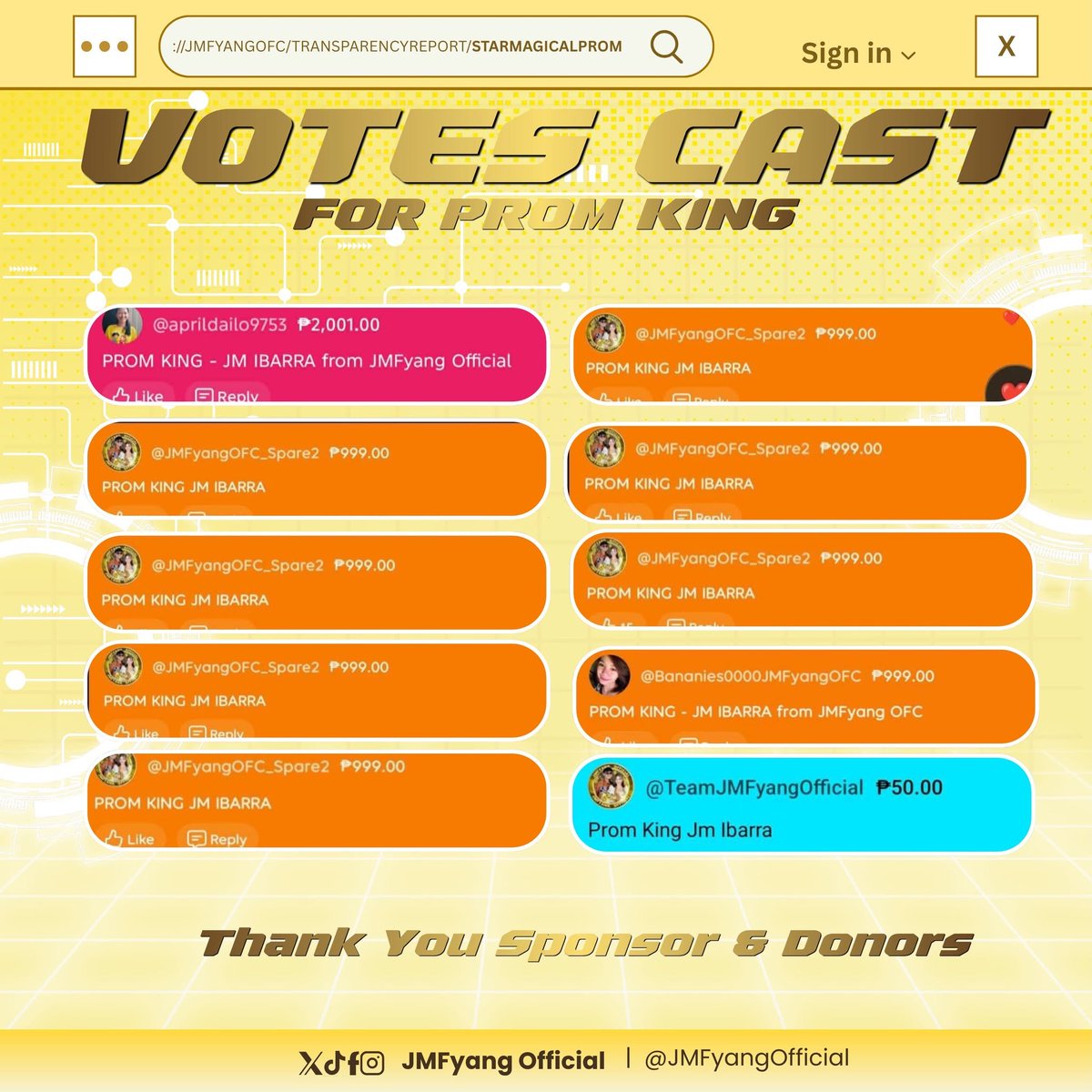 Big Promposal Screenshots of the Super Chats dropped by our voting team for Best ...