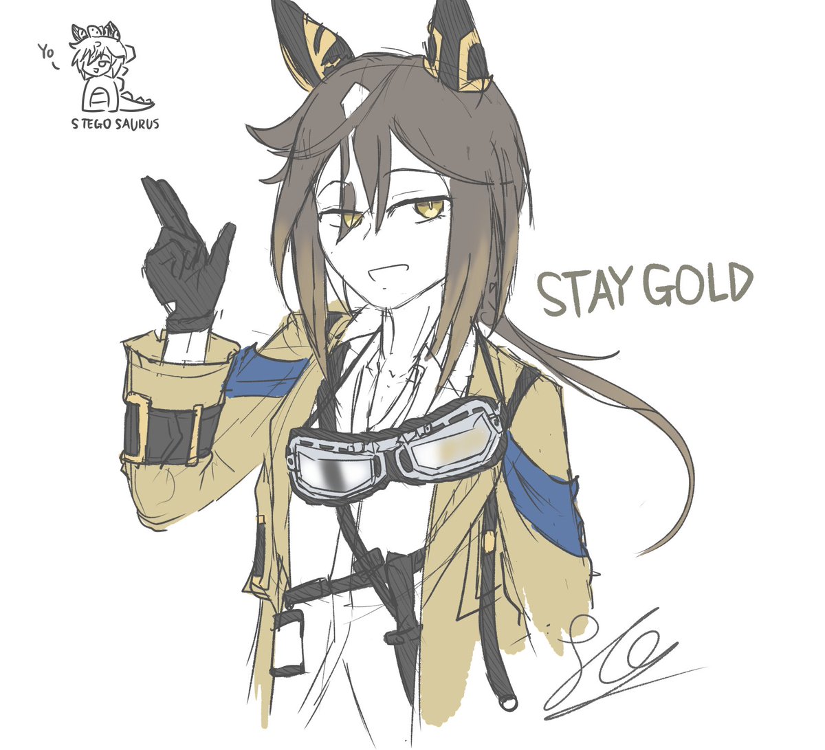 IceCube_houseki's tweet photo. Drew a Stego but i forgot to post it here so there u go

#umamusume #staygold https://t.co/GuFPjmKc5S