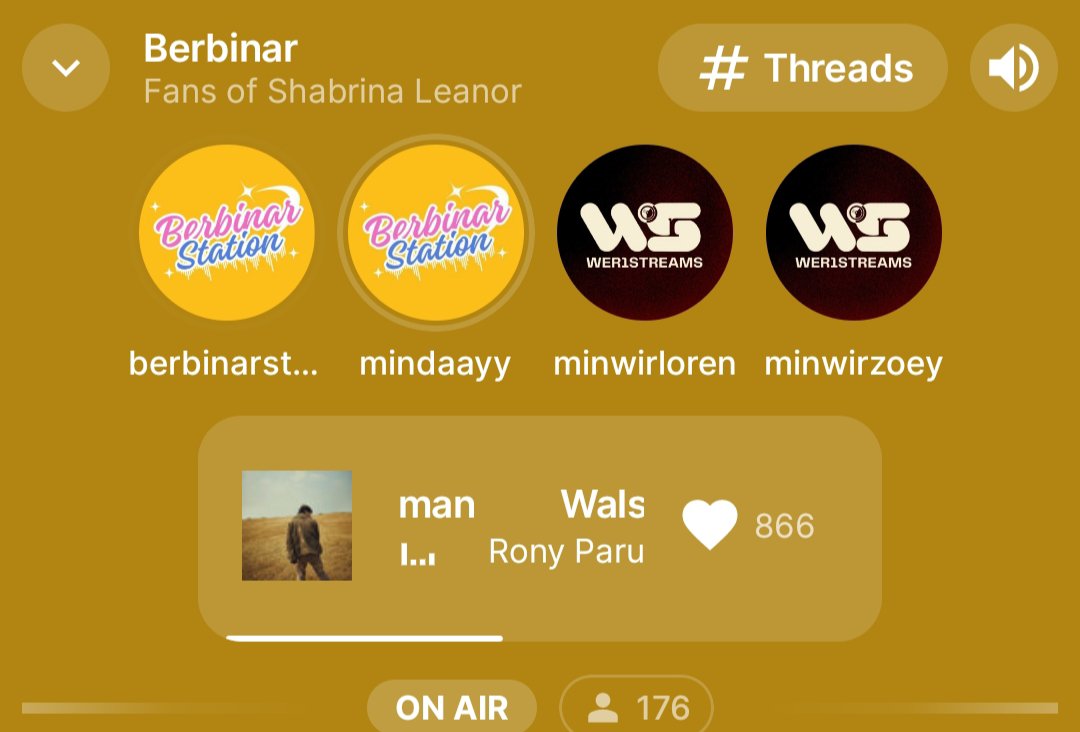 Maimunamay's tweet photo. Udah mulai
Kuy ke SH BerbinarStation
WER1 sudah bertamu di rumah kuning nih

#BerbinarStationXWER1Streams https://t.co/GOnBjnCVzA
