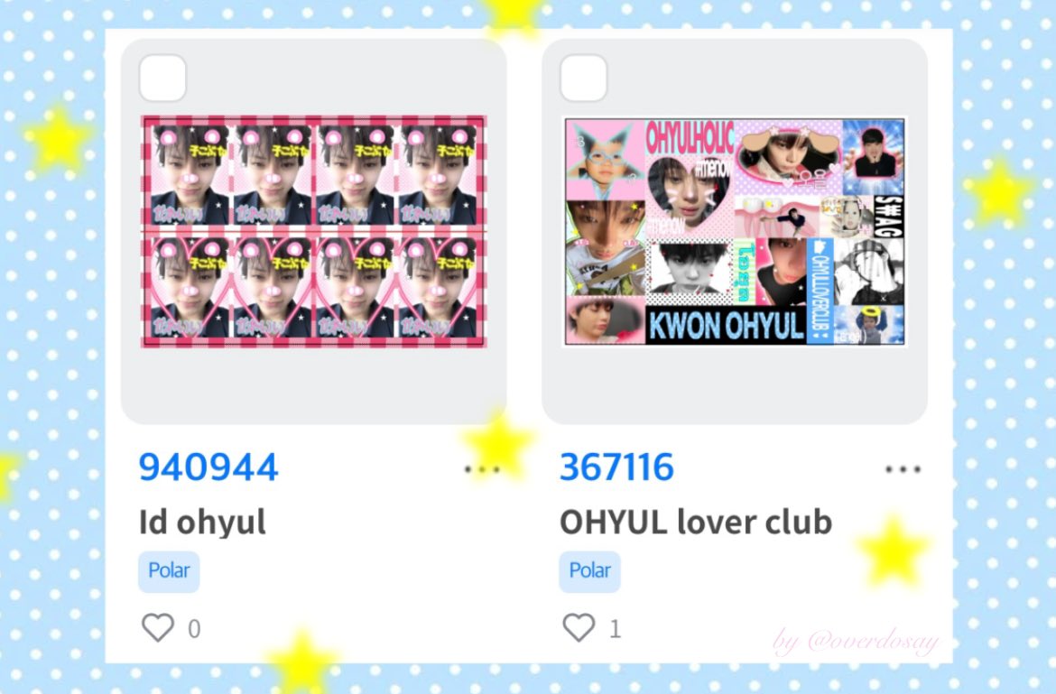 overdosay's tweet photo. kindly rt 💕
  Giveaway  4*6 stickers &amp; ID photo #오욜 #OHYUL ℒover Ⓒⓛⓤⓑ 🏠🍎
      - code igloo polapolar ✅
สำหรับปริ้นที่ sticker studio moshi moshi 🐽💌

 ( personal use only ‼️ ) 💟🍨
#LNGSHOT #롱샷 https://t.co/uMy6sk7GTl