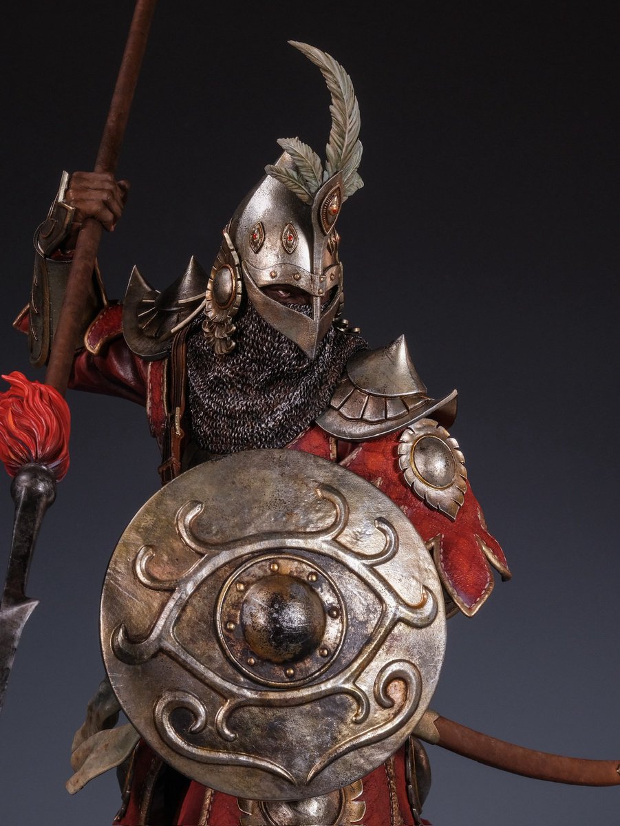 Tanse15's tweet photo. 《Berserk》
クシャーン帝国軍の兵士 wip，90%
原型制作：@kaiseki_zy 
涂装：我 https://t.co/PlfOJI7RML