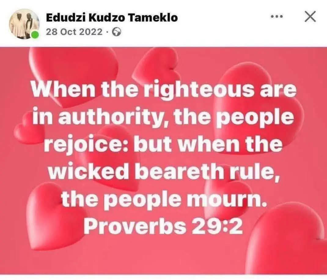 Gen_Buhari_'s tweet photo. Edudzi Kudzo Tameklo was right and still right Today. Don’t forget in the midst of this flood, Edudzi is in USA watching World Cup. https://t.co/3ci17msQbj