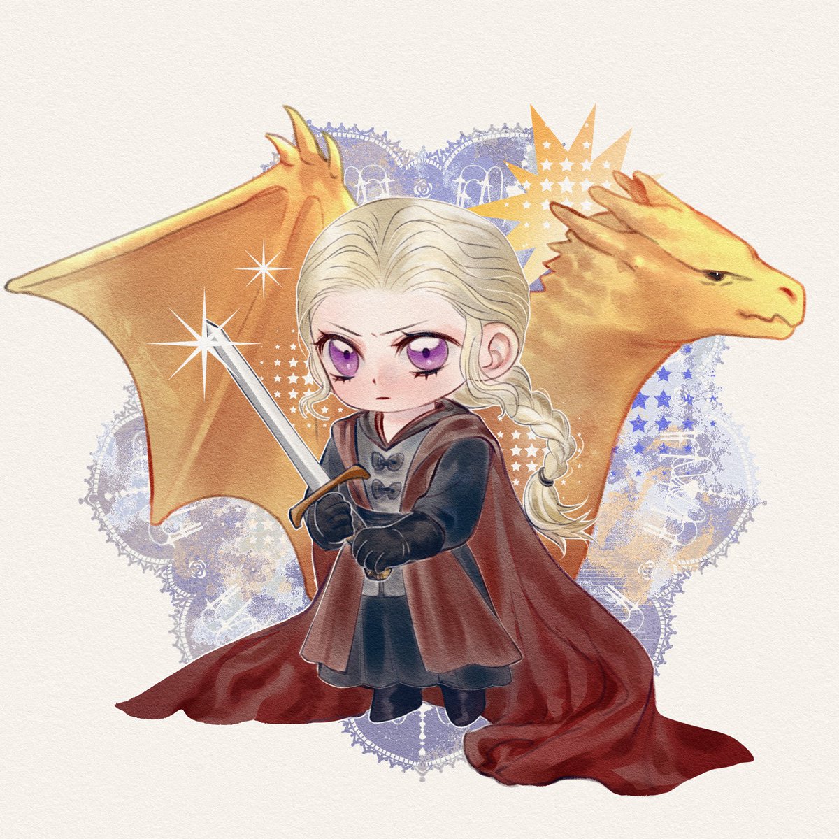 rhaenyraschild's tweet photo. "This is the moment you become Queen." 
#rhaenyratargaryen #rhaenyra #hotd https://t.co/Q4dIEhh8iz