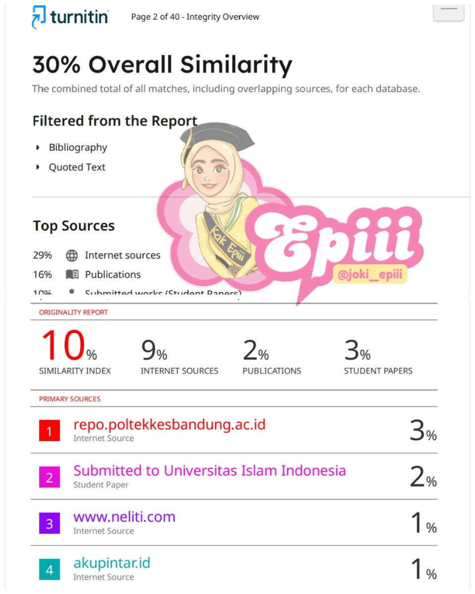 joki_epiii's tweet photo. halo kami open jasa parafrase turnitin ya kaa
info lebih lanjut bisa wa di bio🌊
no ai, no cheat, no hidden text
pure parafrase manual per kata per kalimat yaa
trusted, jaminan revisi
suda handle ratusan karya ilmiah🗂
#zonauang https://t.co/v9WscUunzz