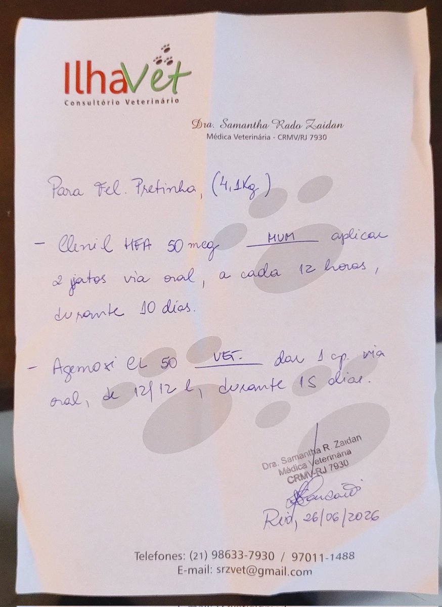 RosaneFarkas's tweet photo. Amigos, bom dia. Continuo pedindo ajuda para os valores da clínica, e os remédios q terei q comprar novamente (como o antibiótico) e a bombinha q não consegui ainda comprar. E hj já terei q comprar o furolisin de 10mg. Quem conseguir me ajudar, serei mto grata, pois não tenho😔 https://t.co/kH7EnRRZnB
