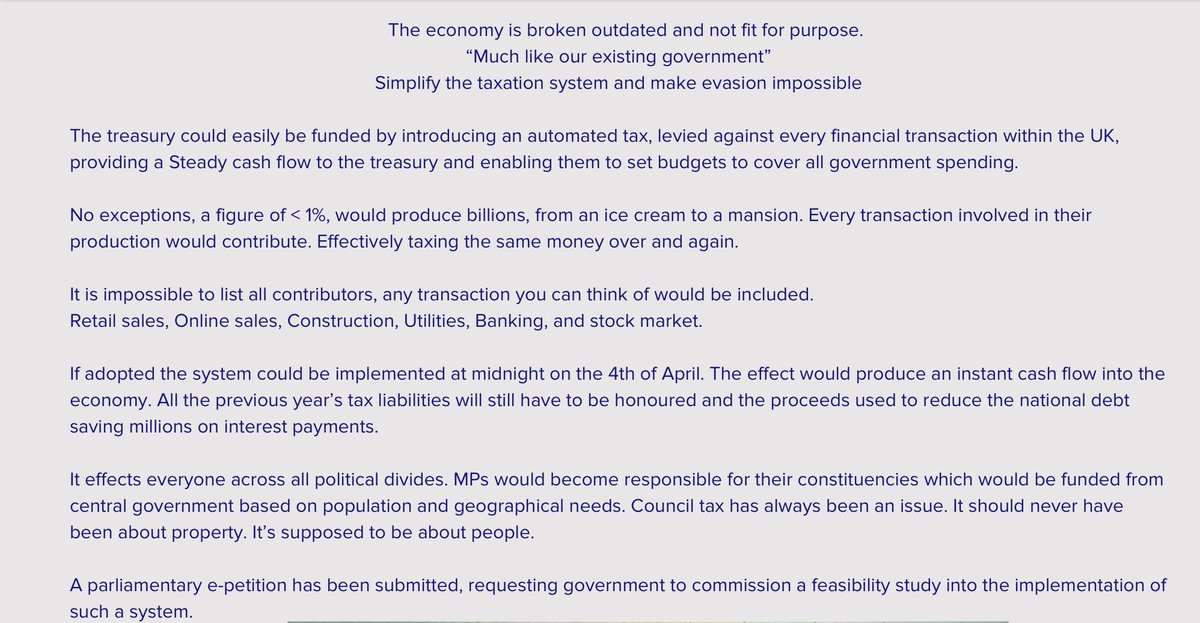 RaymondBarrySm1's tweet photo. @chatswithem There is a simple fair taxation system available to us Em. I have been trying to promote it since the Maggie days. https://t.co/eOIYDF0NZu