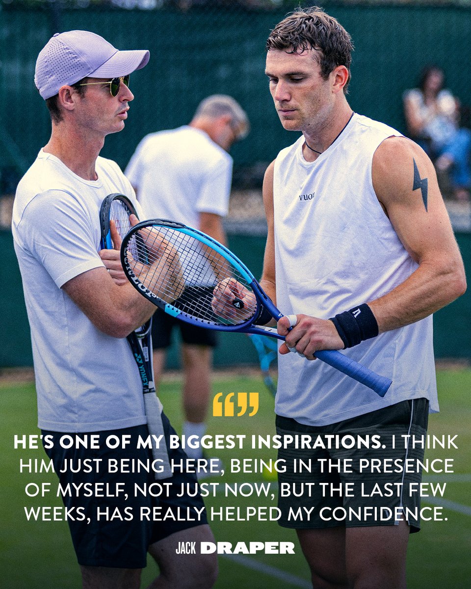 the_LTA's tweet photo. Building confidence 💪

@andymurray 🤝 @jackdraper https://t.co/HCdRnTj1bW
