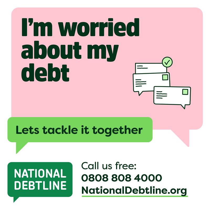 natdebtline's tweet photo. Are you worried about your debts? Get free, independent advice from National Debtline. 

Call 0808 808 4000 or visit https://t.co/W2JA7sJMdN https://t.co/leEjd5qF24
