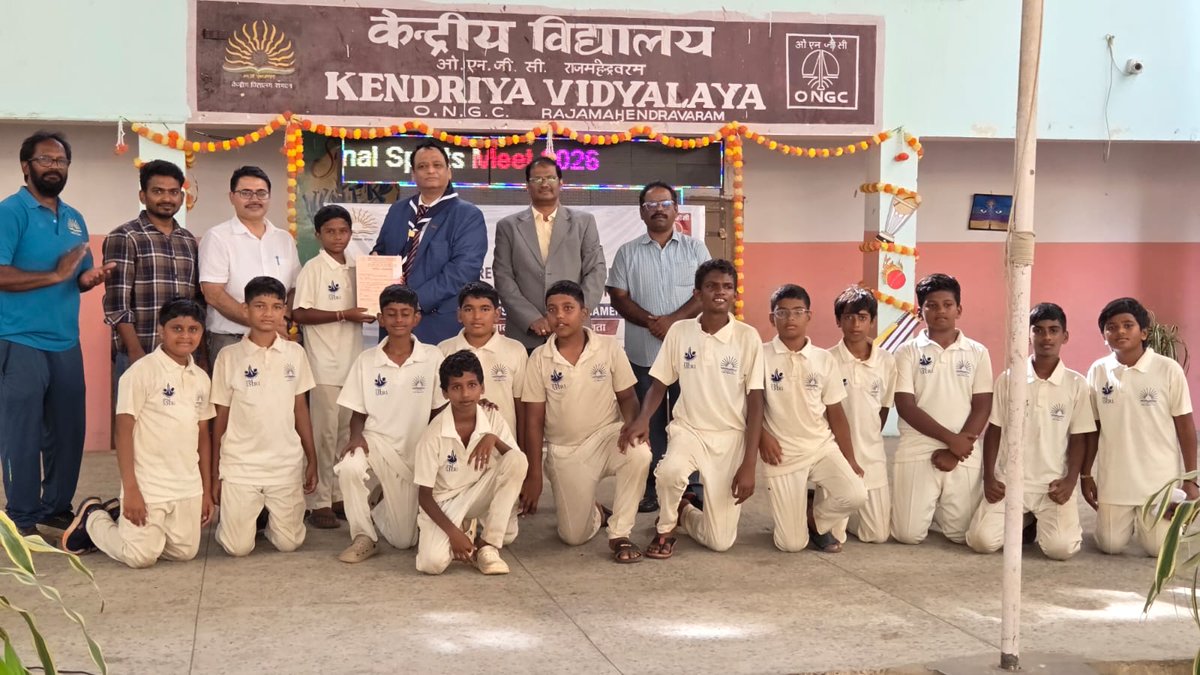 OngcKv's tweet photo. Closing Ceremony of Regional Sports Meet Under 14 Cricket-2026 held on 29-06-2026 https://t.co/kvlYQhGKLO