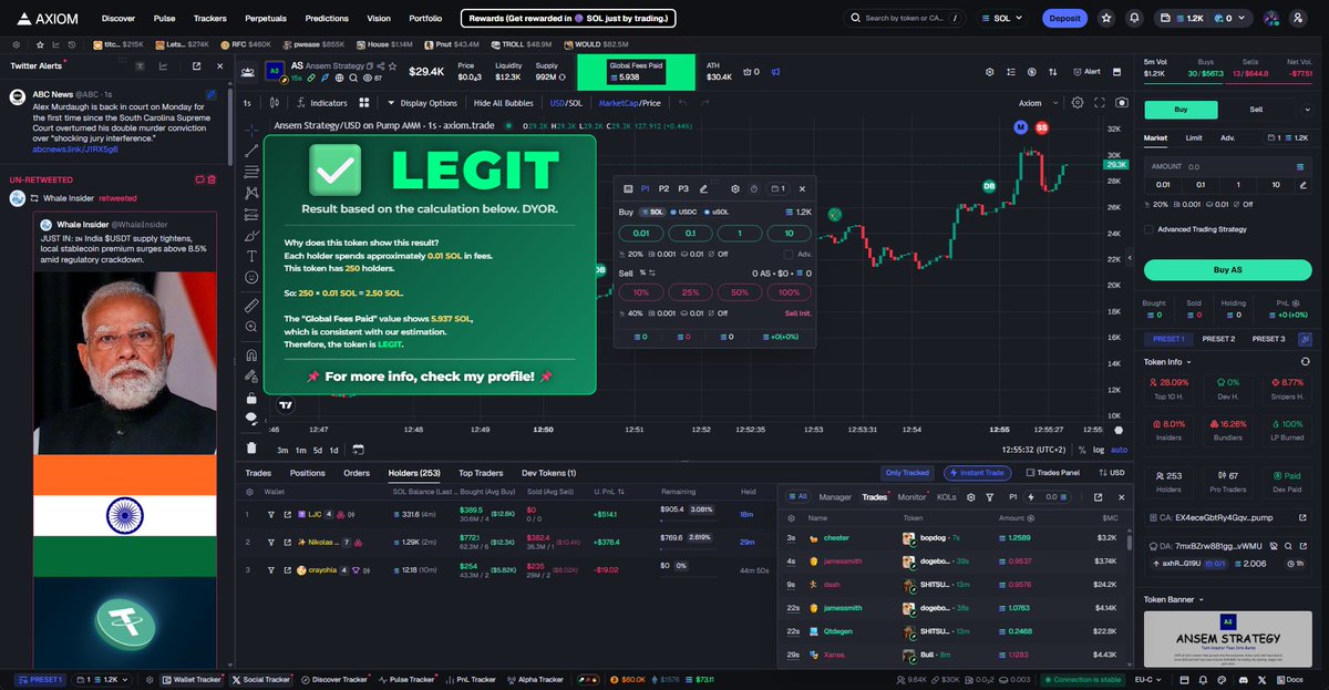 AutorunAlert's tweet photo. 🆕 New token! Check the ANALYSIS! (Screenshot)

$AS
EX4eceGbtRy4GqvAtnu4EdURE9zrmNSZ37xgNUZFpump

💎 I use Axiom Trade – https://t.co/RA7mKTYEL9
📍 For more info, check my profile. https://t.co/v4cIdLdy1L