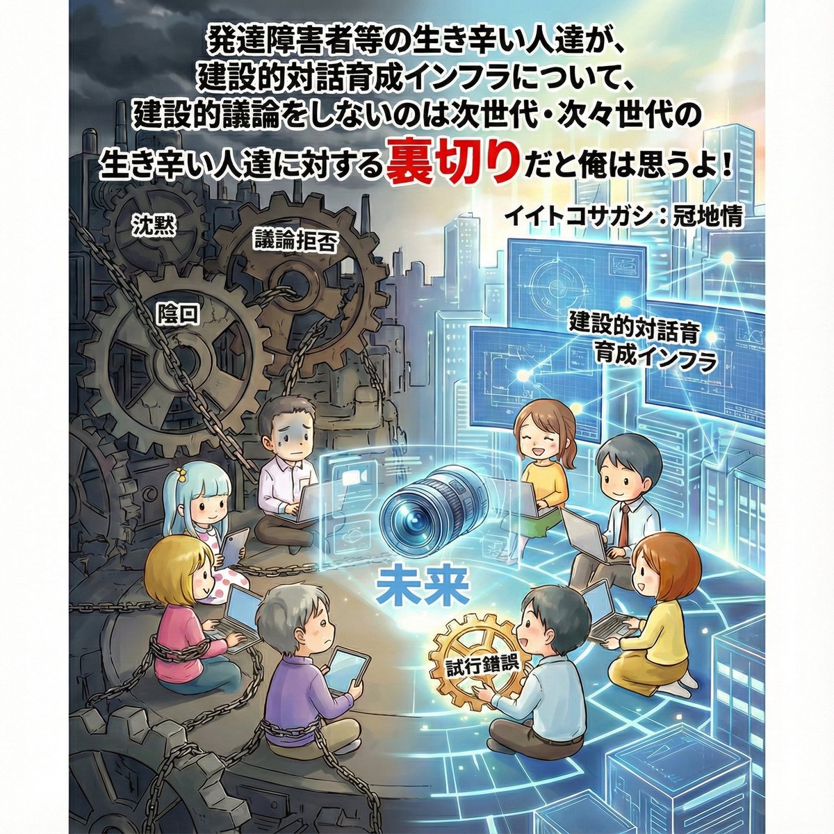 iitokosagashi's tweet photo. 【拡散希望　15年目の定期開催】
2026年7/3(金)19:00〜20:30（15分前受付）
□イイトコサガシのワルイトコサガシ公聴会in東京ボランティアセンター（飯田橋駅直結）
ファシリテーター：冠地情
直接の建設的批判を風通し良く日常の風景にしたい！
https://t.co/WErwjEeCAj https://t.co/GdRMRoiN4z