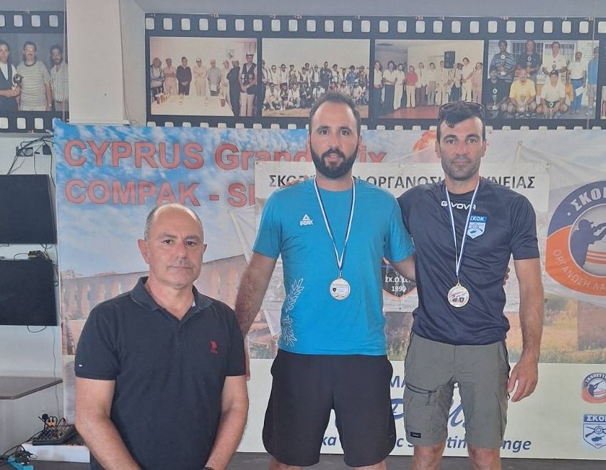 CyprusShooting's tweet photo. Ο Στέφανος Νικολαΐδης της ΣΚΟΛΑΡ, κέρδισε το «Κύπελλο Κερύνειας» στο ΣΚΗΤ, πέμπτο Πρωταθληματικό αγώνα του 2026, ο οποίος διεξήχθη το Σαββατοκυρίακο 27 και 28 Ιουνίου στο Ολυμπιακό Σκοπευτήριο Λάρνακας. https://t.co/LxLZsoFXjo