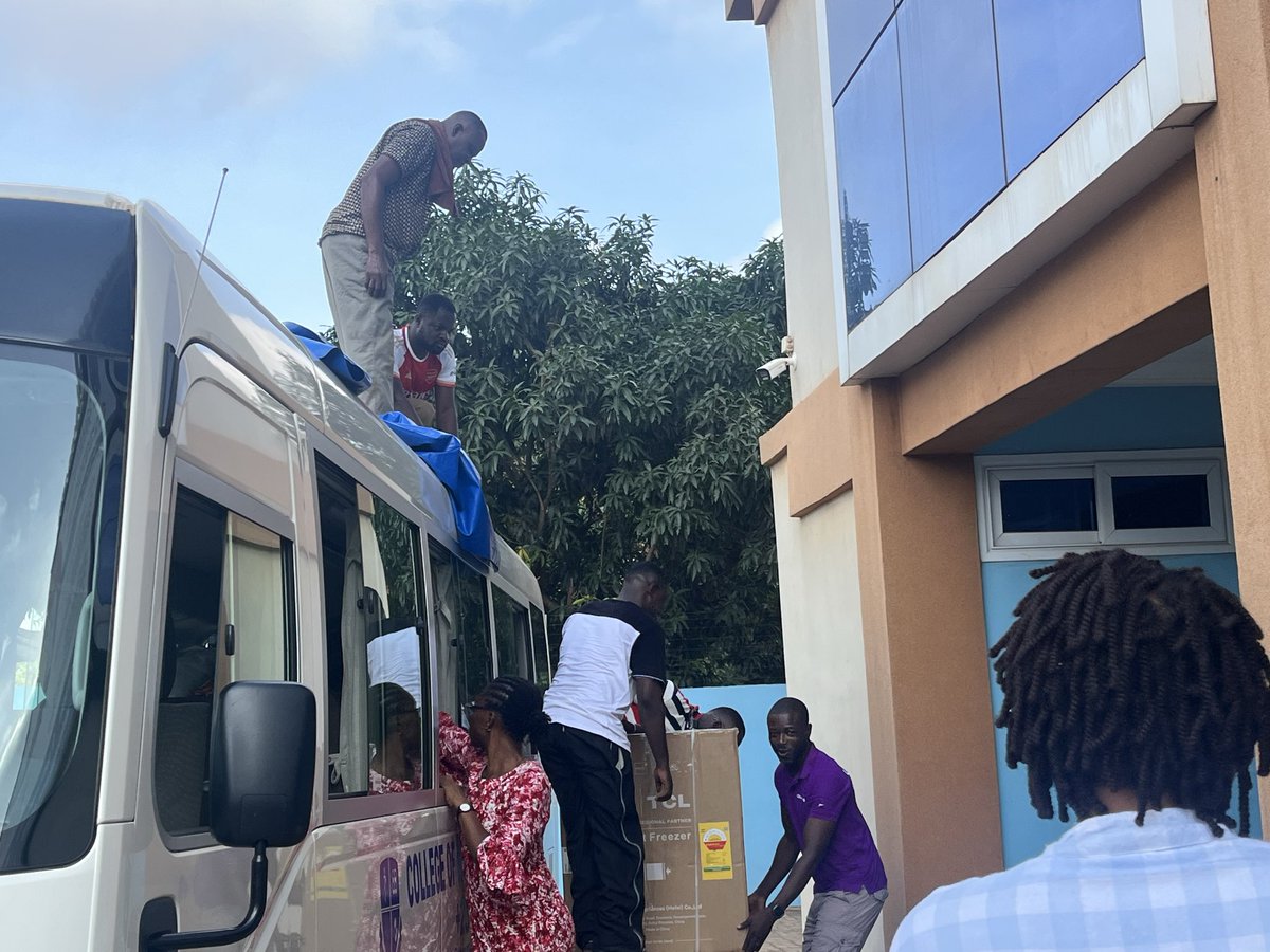 CoMAScollege's tweet photo. The vehicle is packed and loaded with supplies and our students are officially leaving campus to begin their Community Based Interactive Service (CoBIS) follow us to see the work they do on ground and wish them luck. https://t.co/DY9d6pmNC1