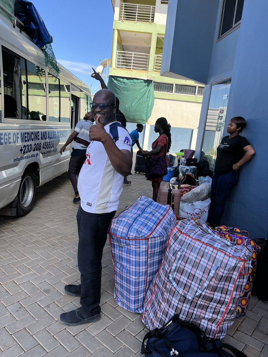 CoMAScollege's tweet photo. The vehicle is packed and loaded with supplies and our students are officially leaving campus to begin their Community Based Interactive Service (CoBIS) follow us to see the work they do on ground and wish them luck. https://t.co/DY9d6pmNC1