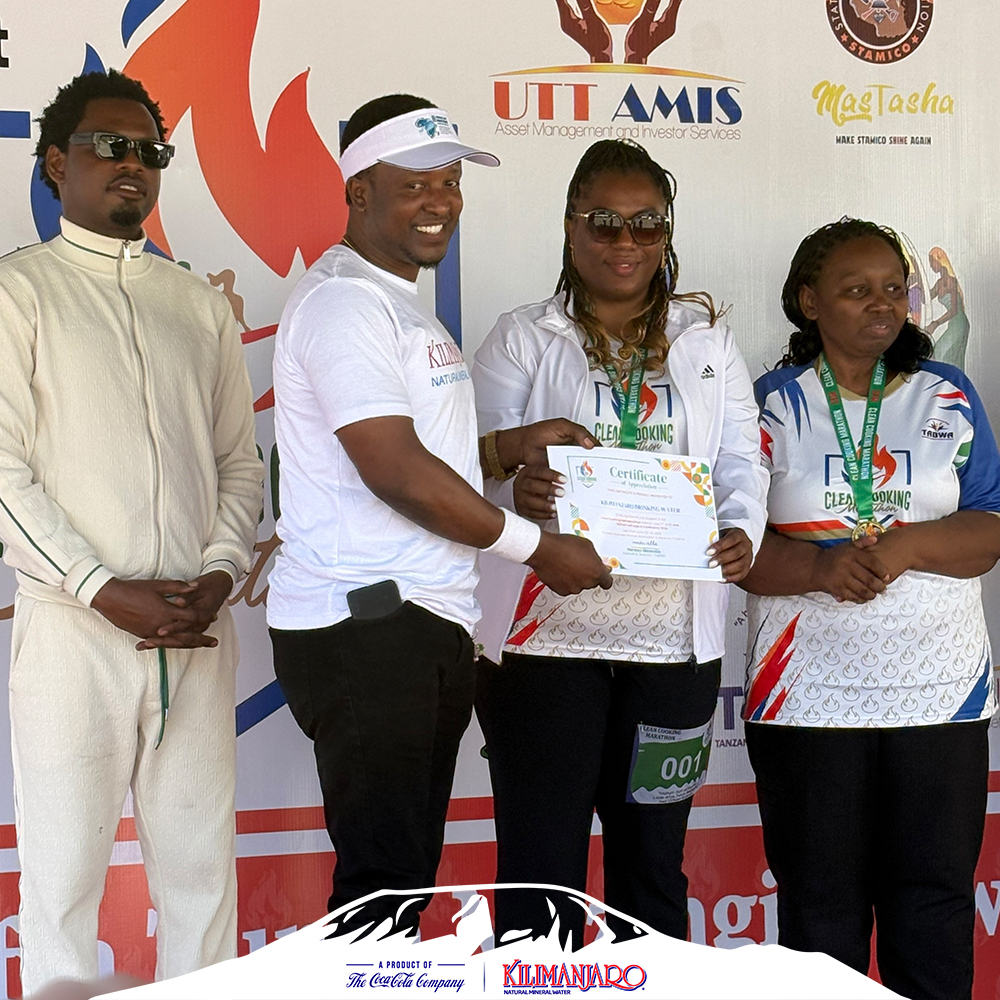 majikilimanjaro's tweet photo. Tunajivunia kuwa sehemu ya wadhamini wa Clean Cooking Marathon iliyofanyika, tarehe 27  chini ya mgeni rasmi Mhe. Salome Makamba, Naibu Waziri wa Nishati.

Tukio lililoandaliwa na TABWA ili kulenga kuhamasisha matumizi ya nishati safi na kuunga mkono dira ya Taifa ya 2024–2034 https://t.co/vMe2f7ICGE