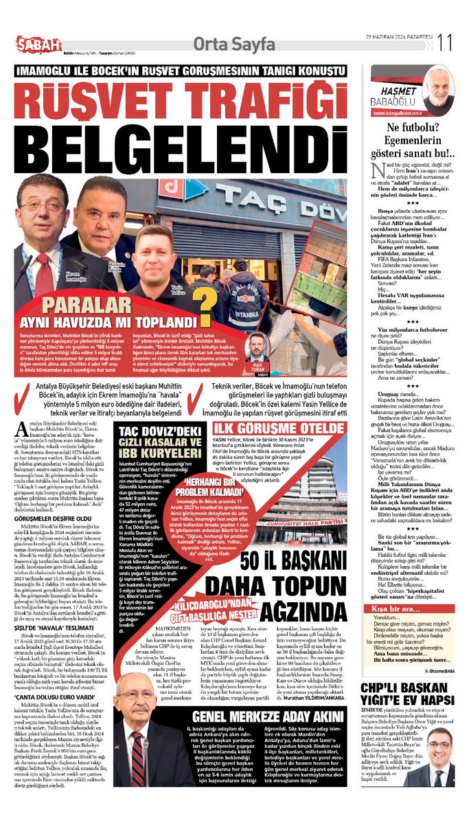 TrnHalit's tweet photo. Muhittin Böcek Ekrem İmamaoğlu arasındaki rüşvetin tanığı konuştu! 1 saatlik kirli pazarlığı saniye saniye anlattı
👇🏻

https://t.co/7cNkK13TUn https://t.co/x6F86jvKX6