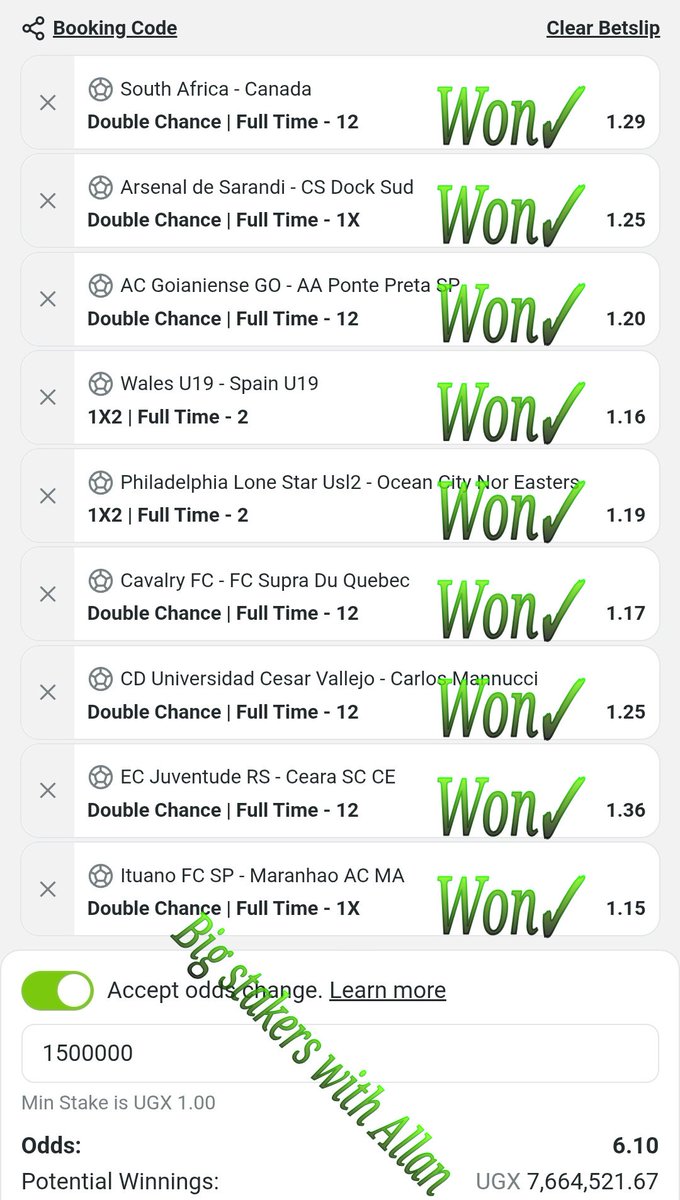 KALANZIAllan4's tweet photo. Congs to you all my big stakers and fixed tickets customers ✅👍 new customers WhatsApp me on +256704270055 or call 0740301544. You can also join my WhatsApp group for daily updates and free games via this link👇👇
https://t.co/wHREeOcxys https://t.co/9aPU4rzfXZ