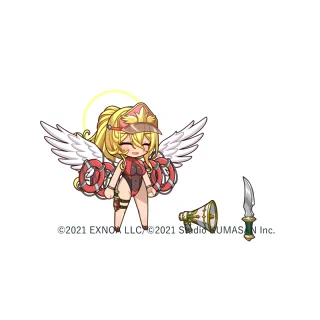 [仕事絵]【聖夏のアークエンジェル娘】オシュネーSD [モンスター娘TD] 納品時のデータです(='ω')ノ(一部表情・翼 元キャラより流用) 高解像度 #モンスター娘TD #デフォルメ