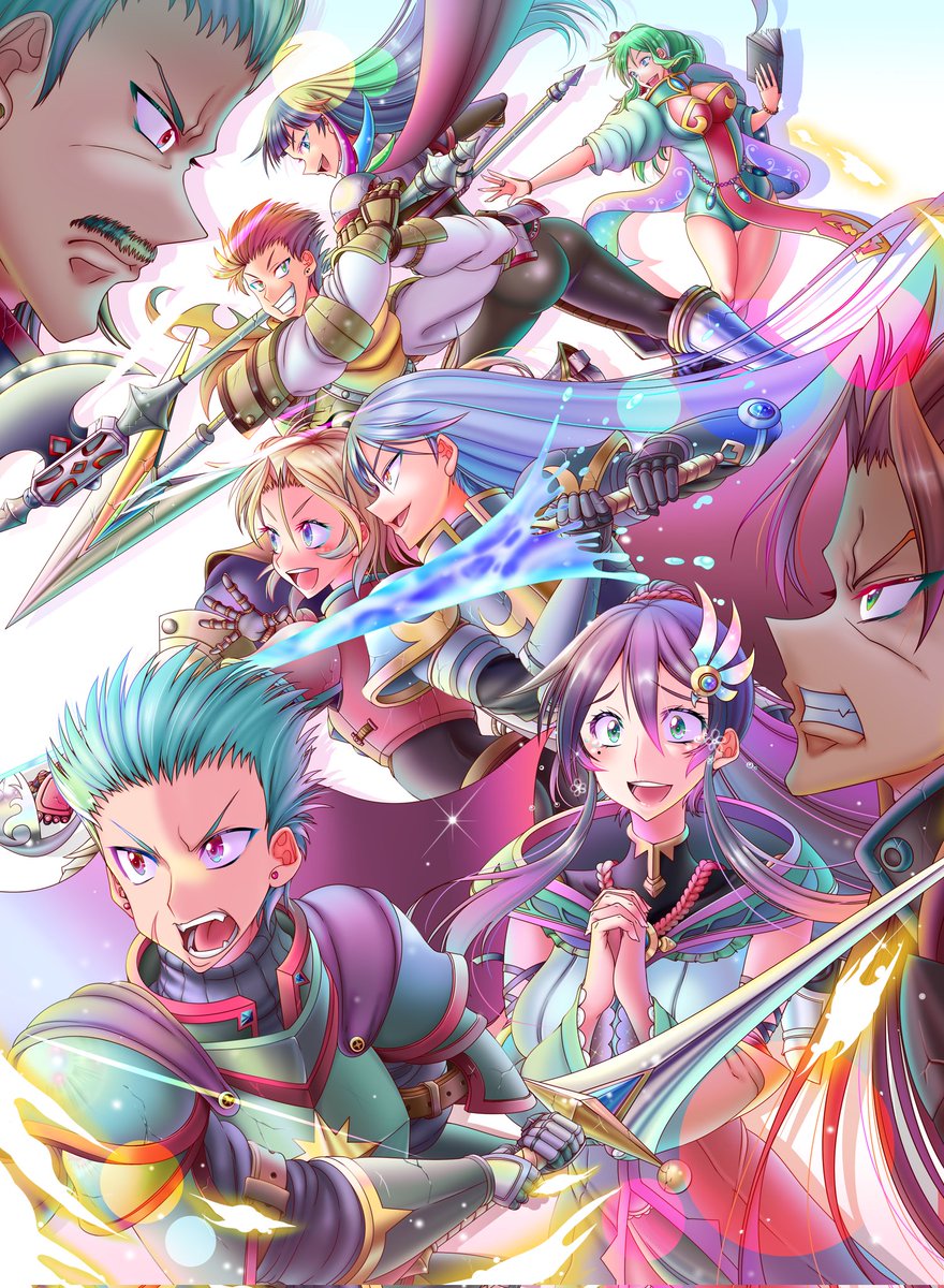 Kakkakira's tweet photo. 🌟✨Emotion of existence✨🌟
　　～すべての悲しみは愛～

　　　   　公開！！🙌✨

10年半をかけて作ったゲームが
プリシーにて公開となりました❗
めちゃくちゃ頑張った‼️
キービジュアルも頑張った✨

※プレイは　アークの固定ポストから
　どうぞ(*≧ω≦)🌟

＃イラスト
＃ゲーム制作
＃EOE2 https://t.co/y2vzQihtfO