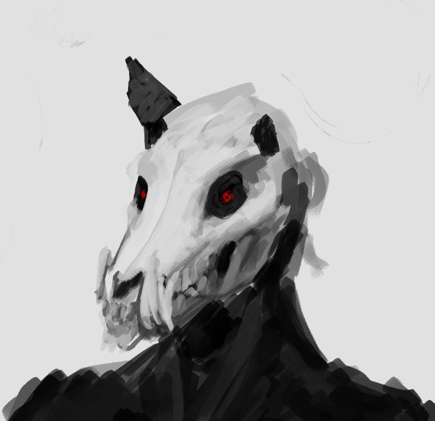 _wkuno's tweet photo. Some older drawings featuring skull headed monsters https://t.co/qCWztD1FhC
